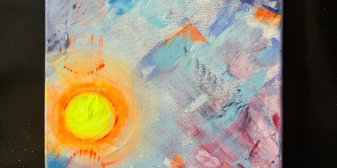 Paint & Sip ABSTRACT - Foto