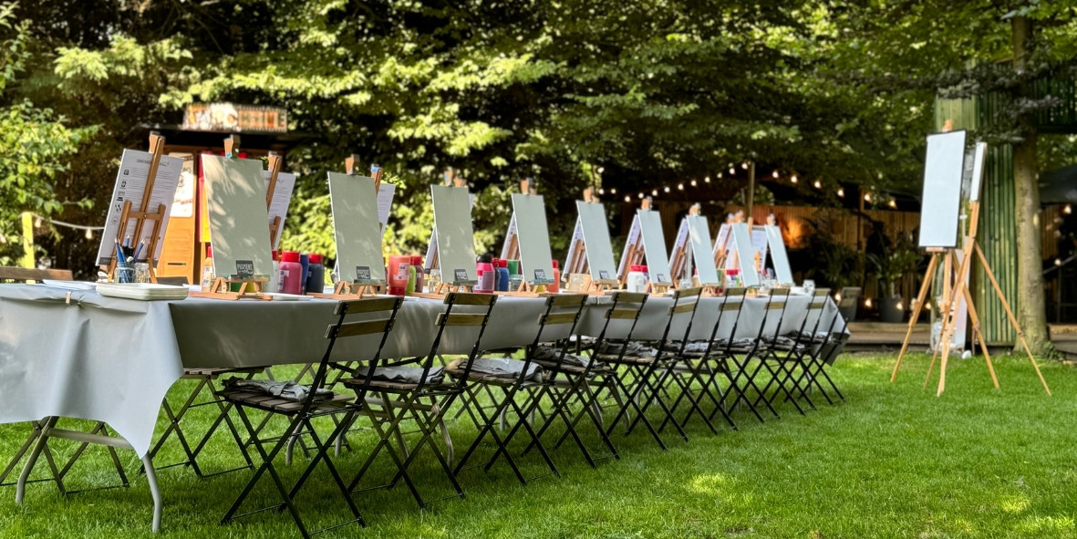 Paint & Sip ABSTRACT - Foto