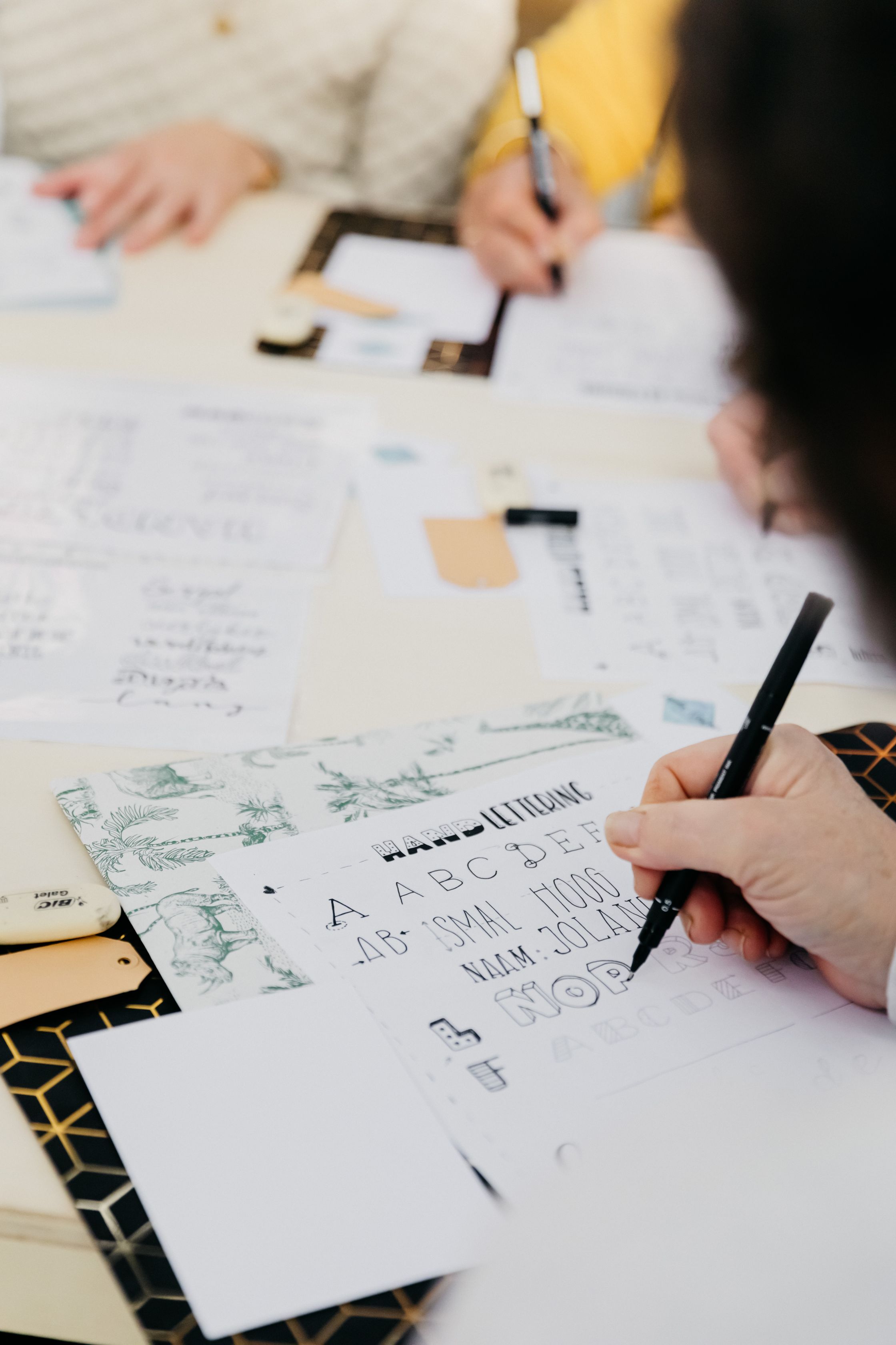 Workshop Handletteren - Foto