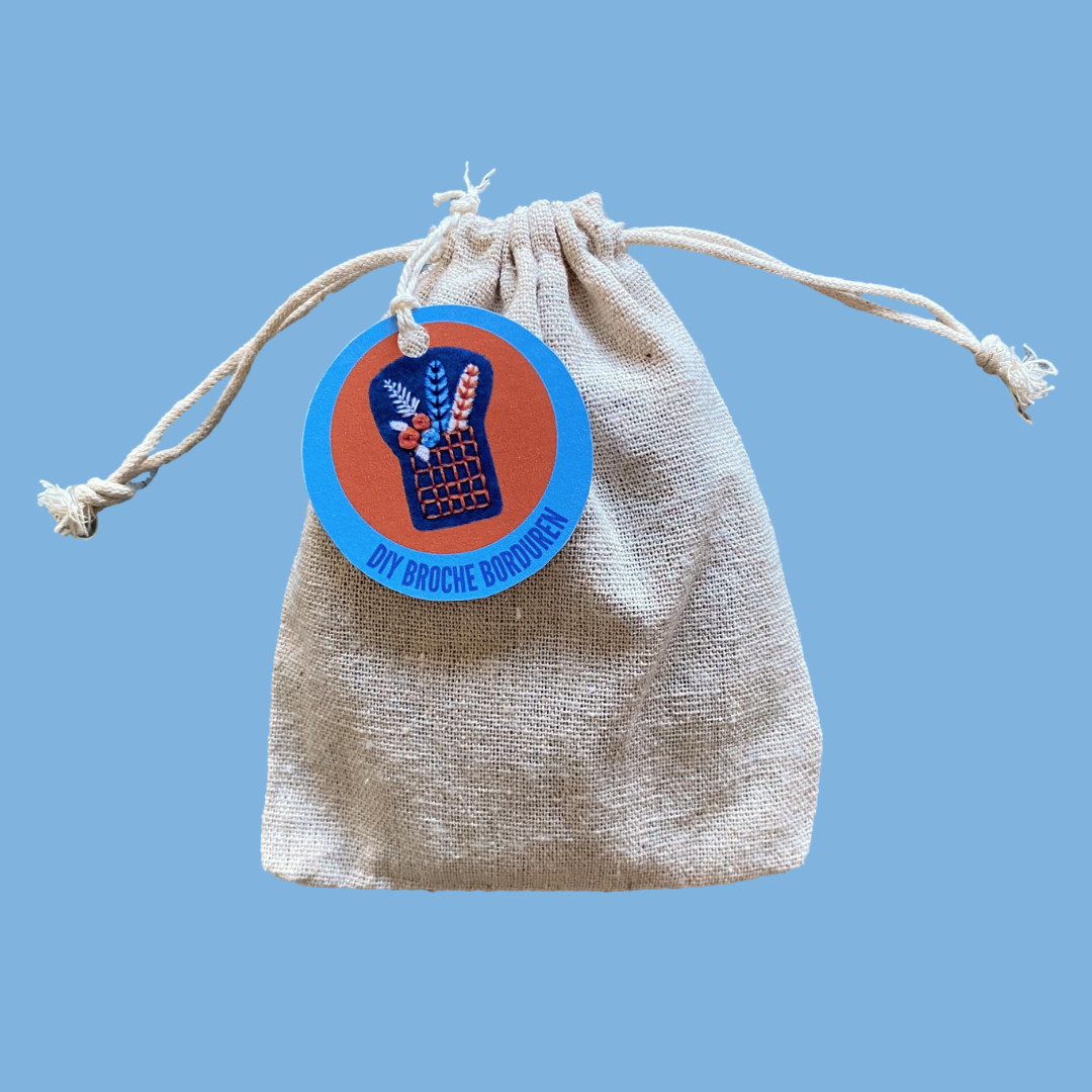 Borduurpakket DIY Broche - Foto