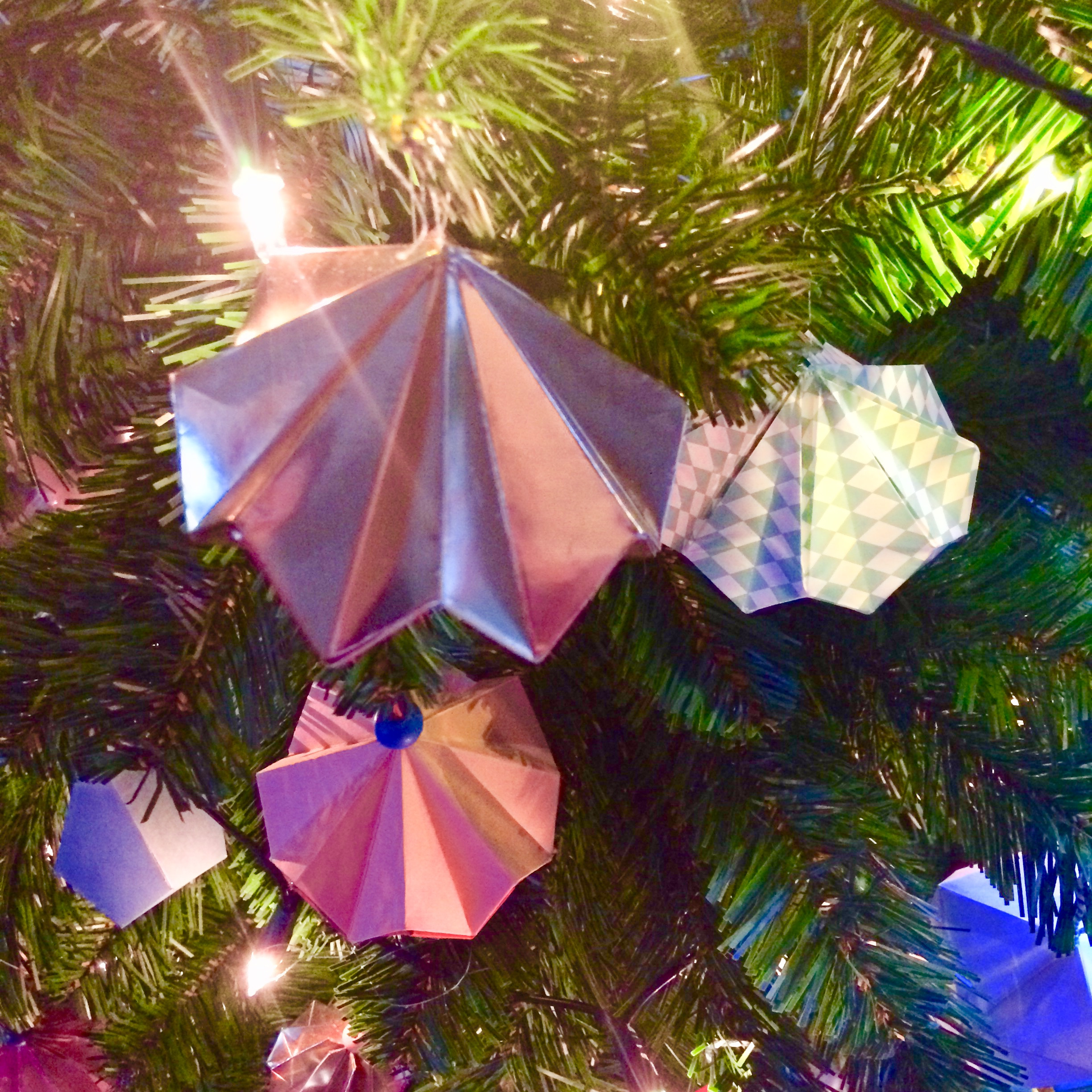 Workshop papieren kerstversiering - Foto