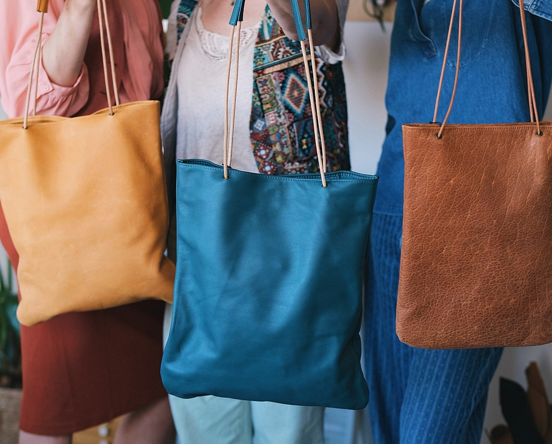 Je eigen leren tas maken (privé groep) - Foto