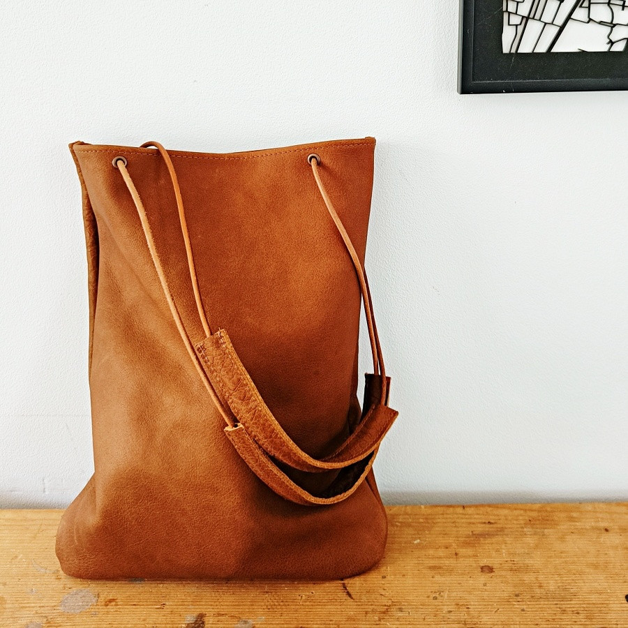 Je eigen leren tas maken (privé groep) - Foto