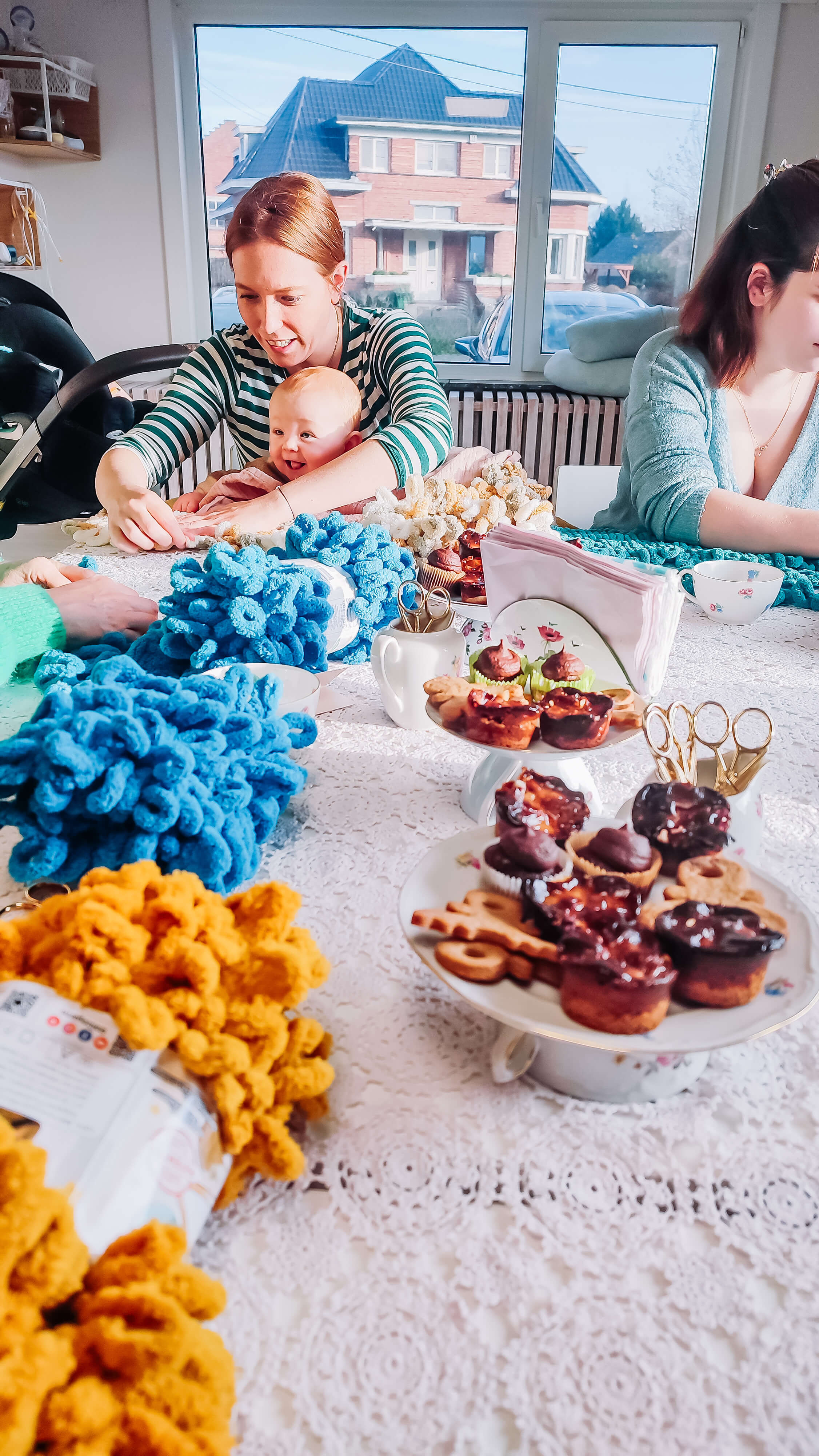 Babyshower workshop: maak jouw eigen babydekentje - Foto
