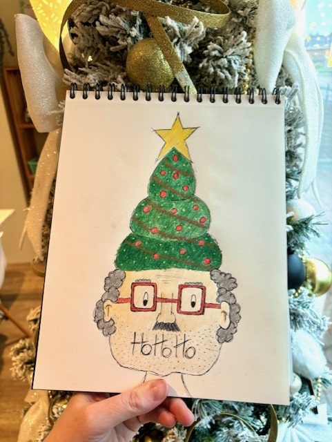 Cartoon tekenen Kerst - Foto