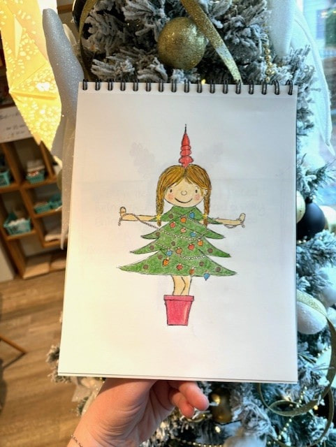 Cartoon tekenen Kerst - Foto