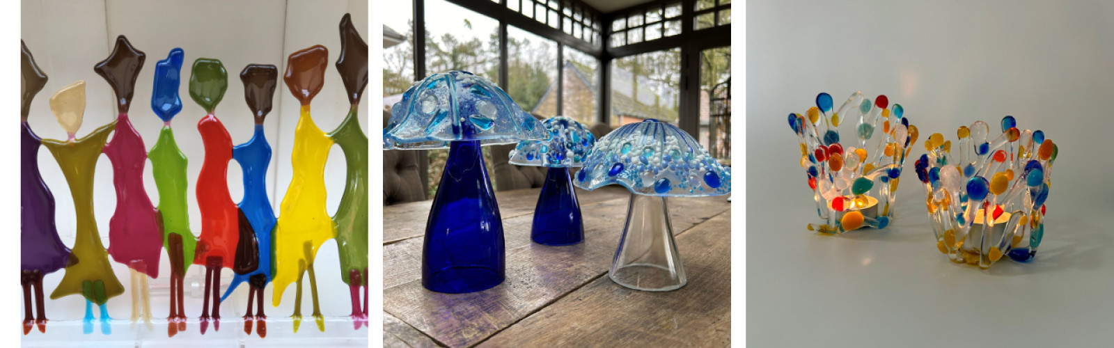 Glaskunst Workshop bij Maaike Depauw van Pavão de Vidro