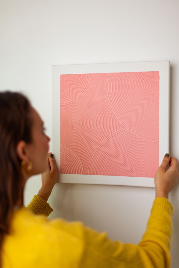 3D Textured art painting - Vrijgezellen - Foto