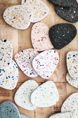 DIY KIT Terrazzo Coasters