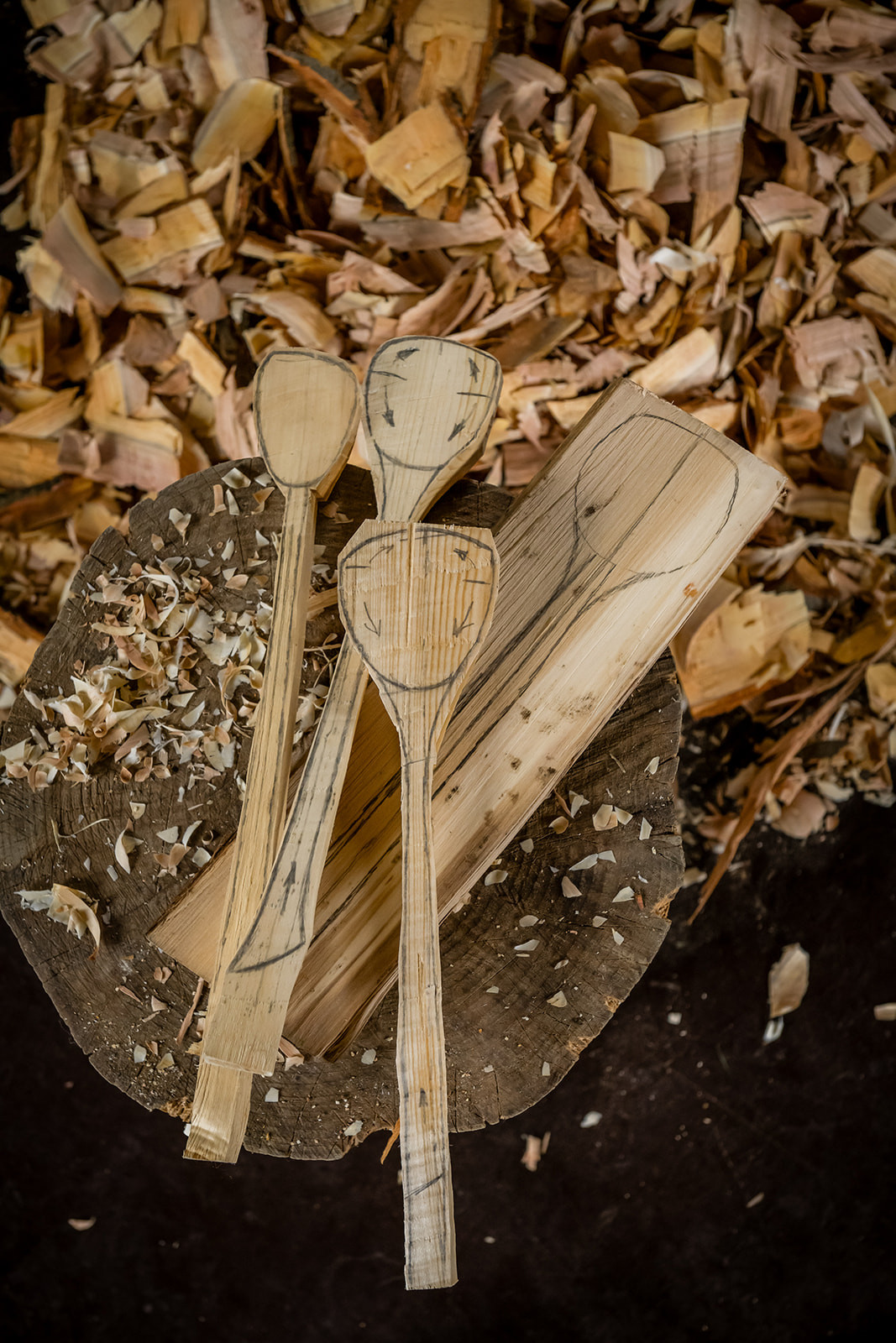 Snij je eigen kooklepel - Foto