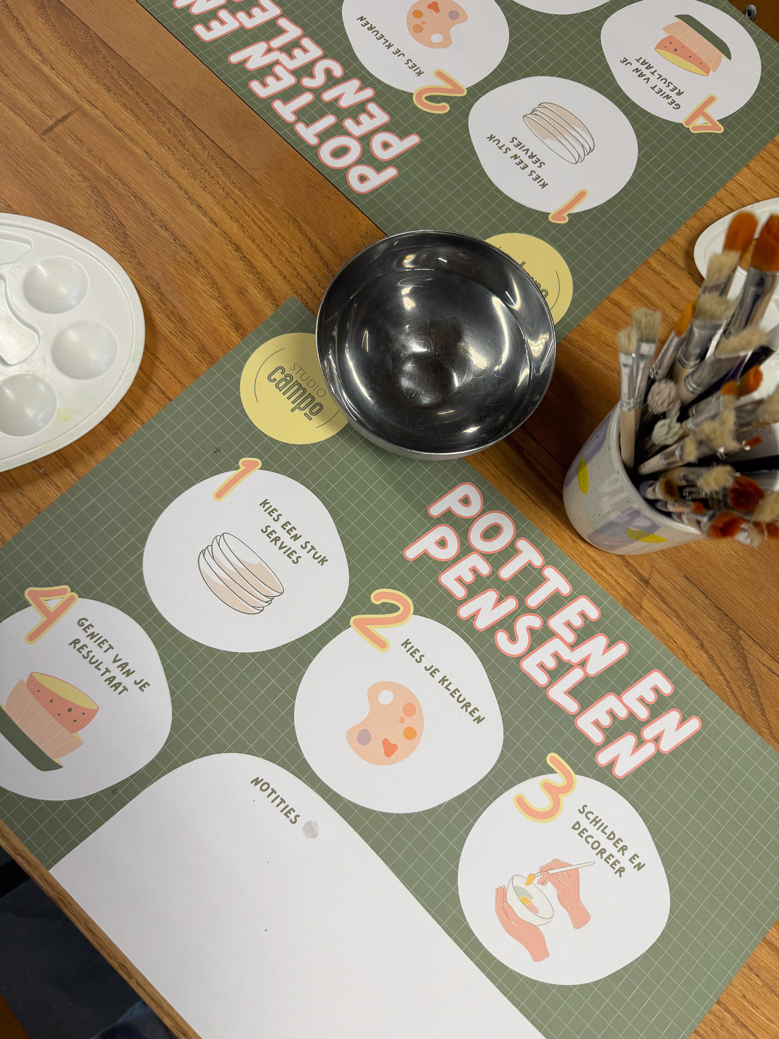 Privéworkshop pottery painting - Foto