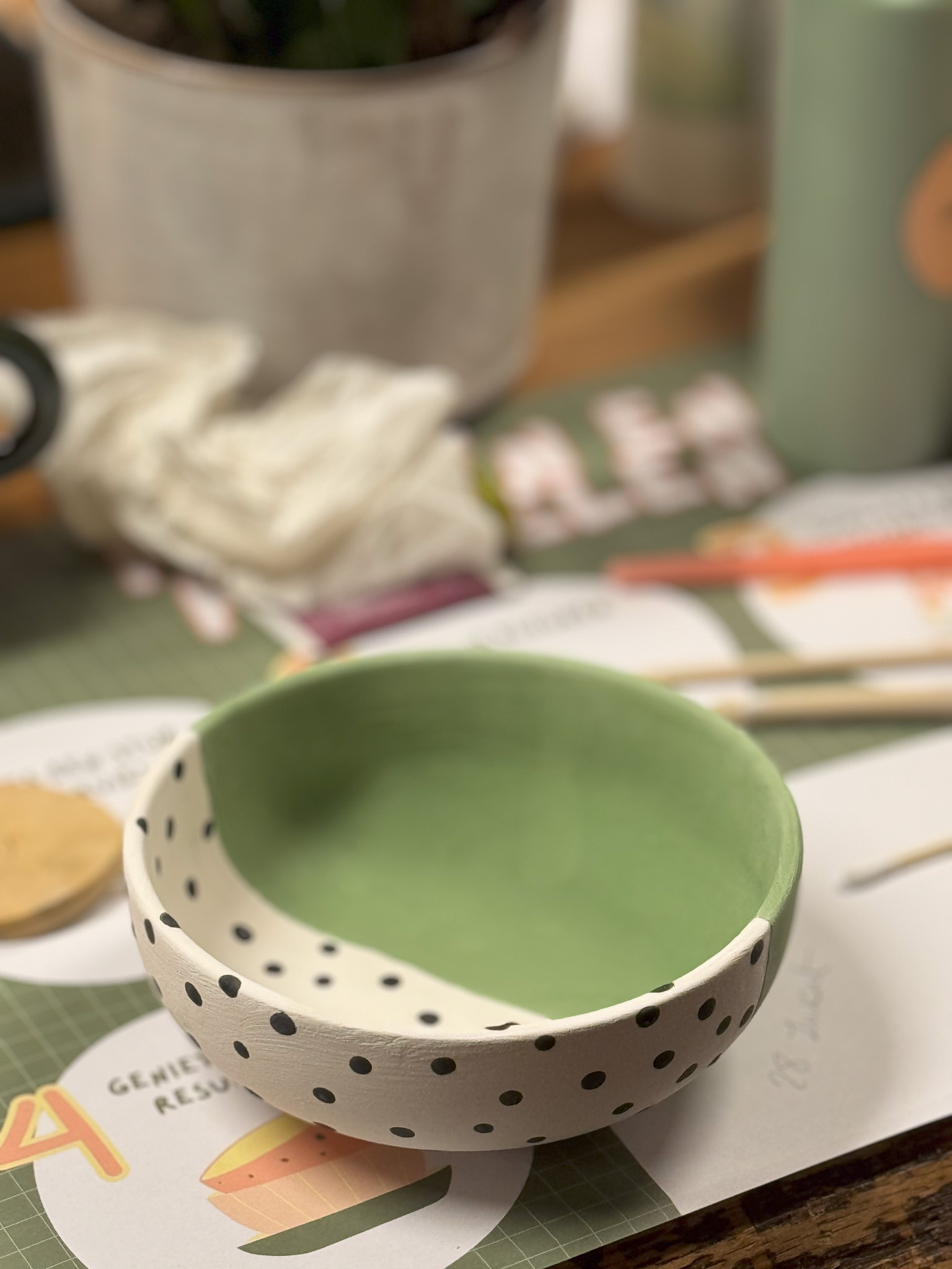 Privéworkshop pottery painting - Foto