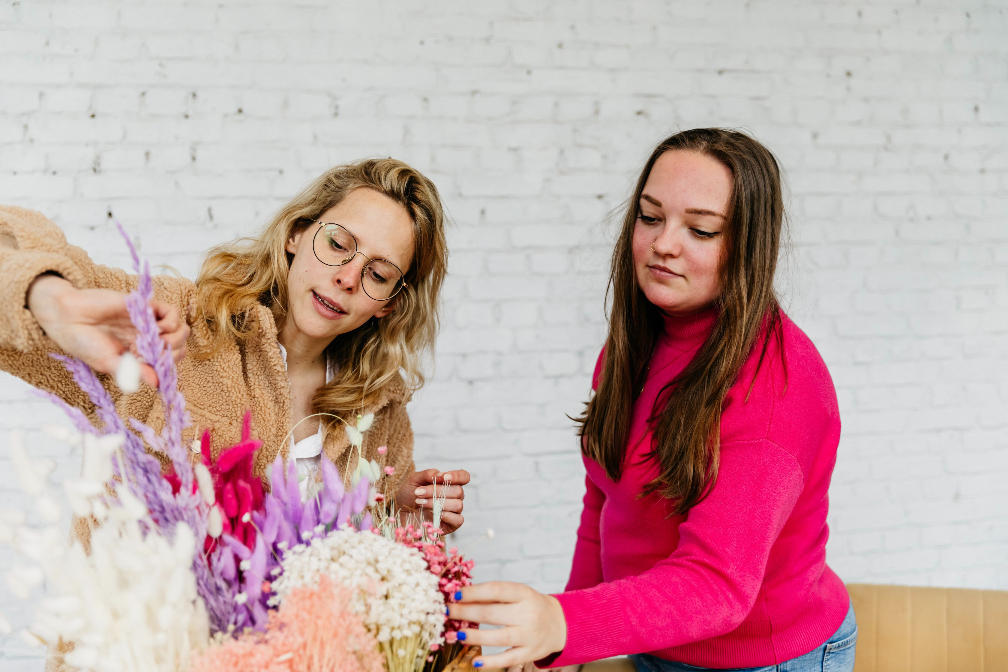 Walk-in workshop droogbloemen accessoires - Foto