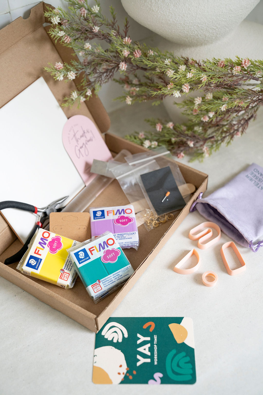 Juwelen in polimeer klei DIY BOX - Hip en Trendy