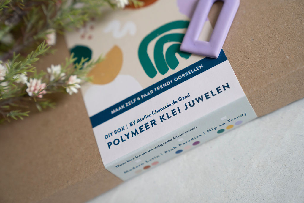 Juwelen in polimeer klei DIY BOX - Hip en Trendy - Foto