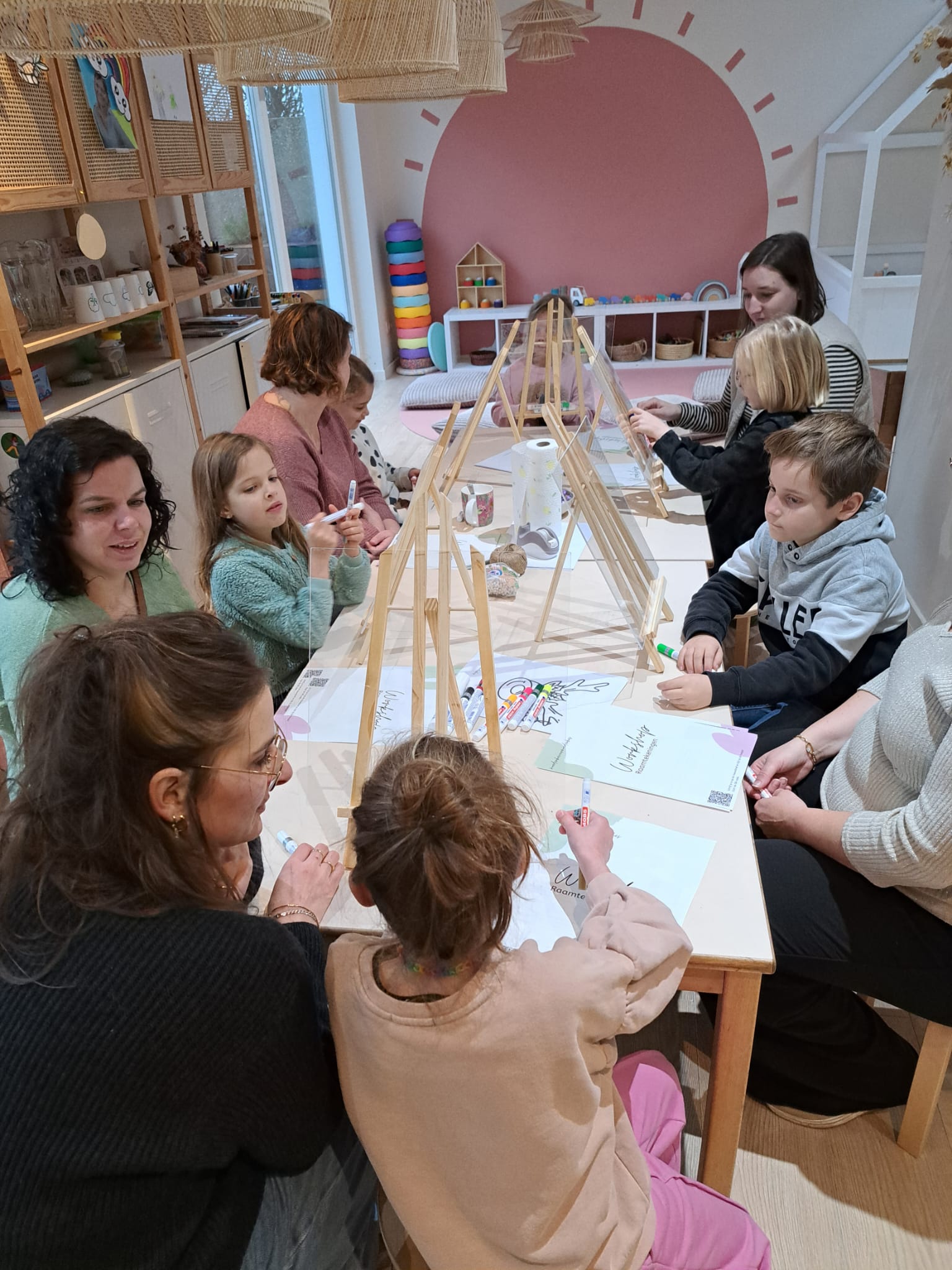 Duoworkshop: Ouders & Kinderen: Raamtekenen 🪟