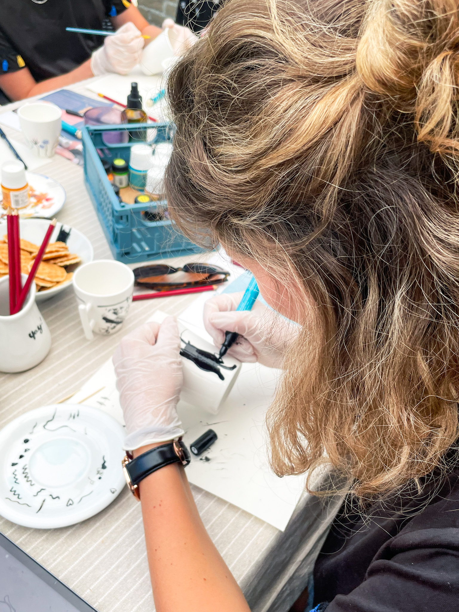 DIY startpakket - schilderen op porselein - Foto