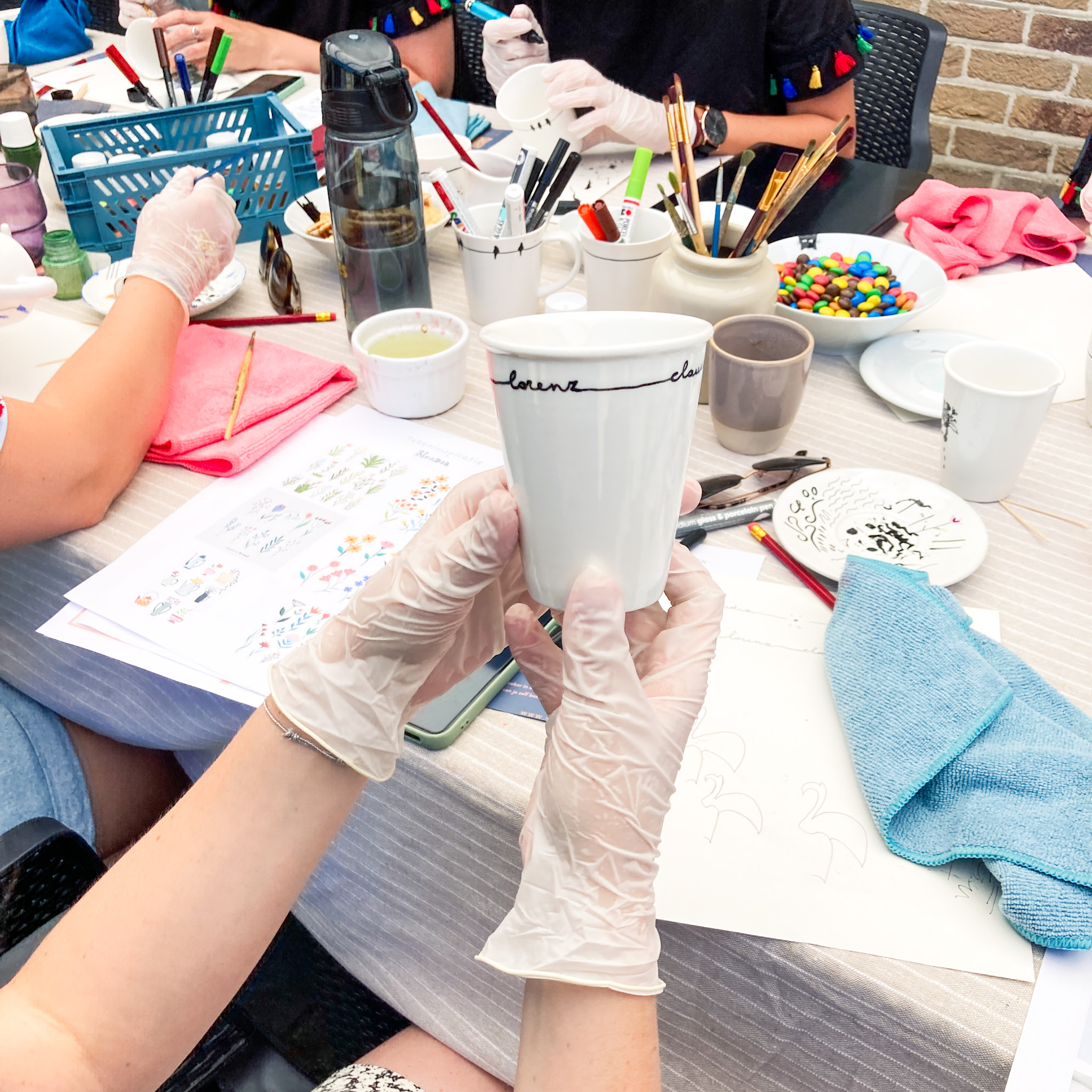 DIY startpakket - schilderen op porselein - Foto