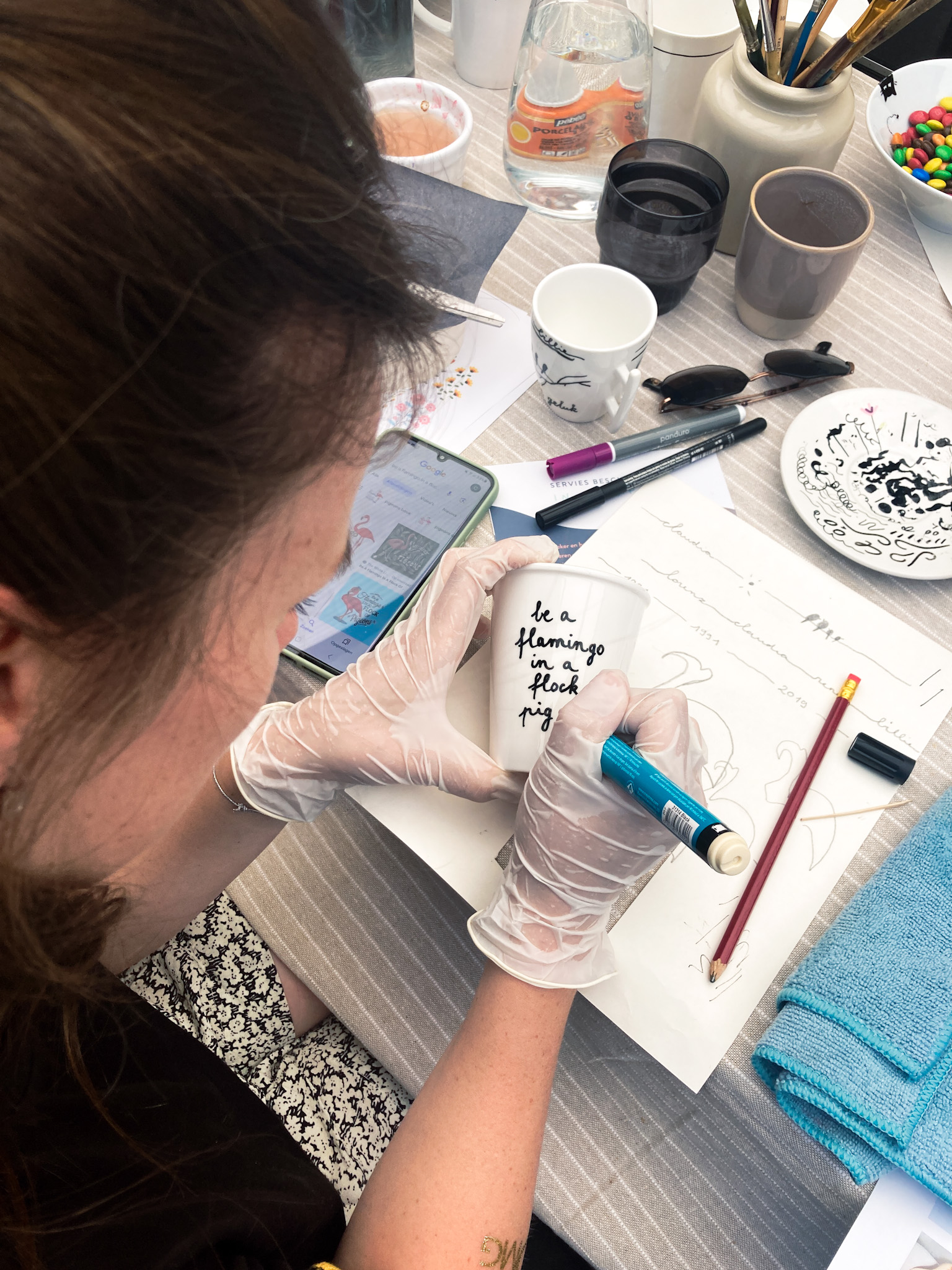 Bachelorette box Creatief met Porselein - Foto