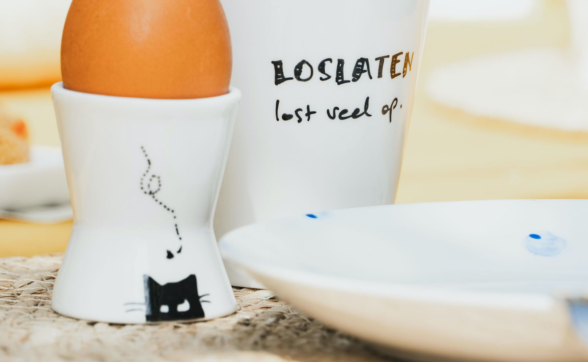 DIY pakket - eierdopjes versieren (porcelain painting) - Foto