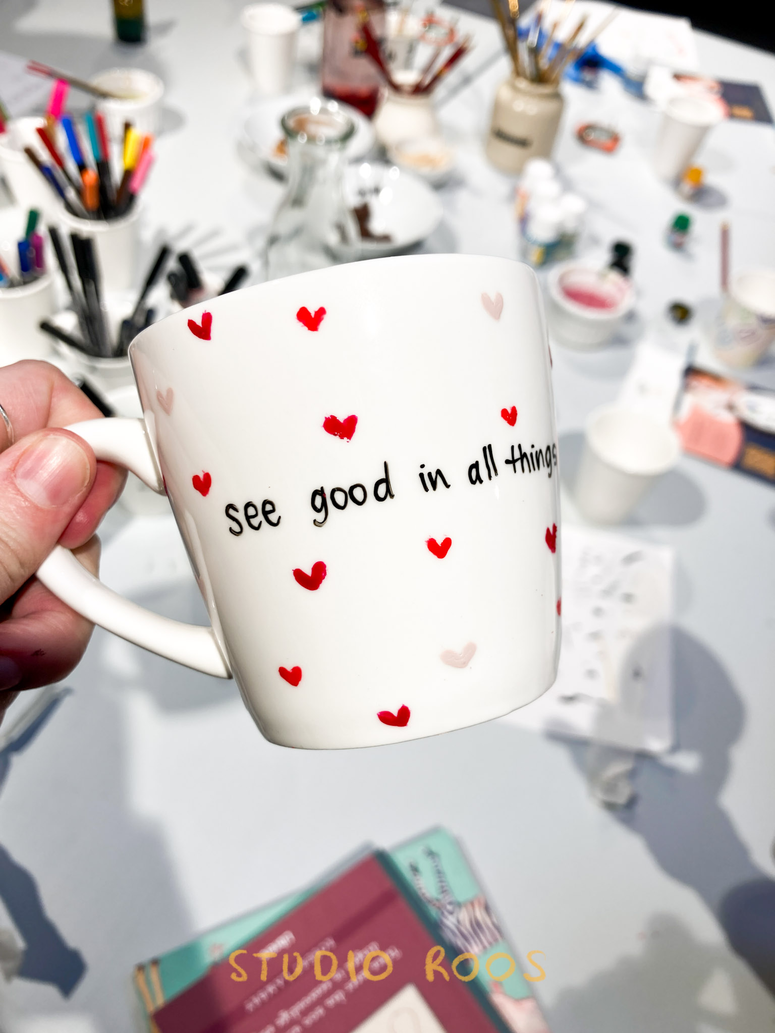 Walk-in workshop pottery painting for events - Foto