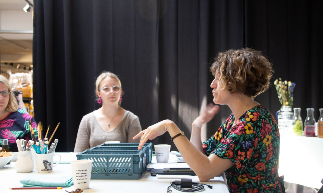 Servies pimpen met vriend(inn)en (groepsworkshop) - Foto