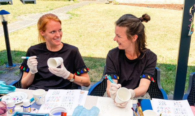 Creatief met servies (vrijgezellen workshop)