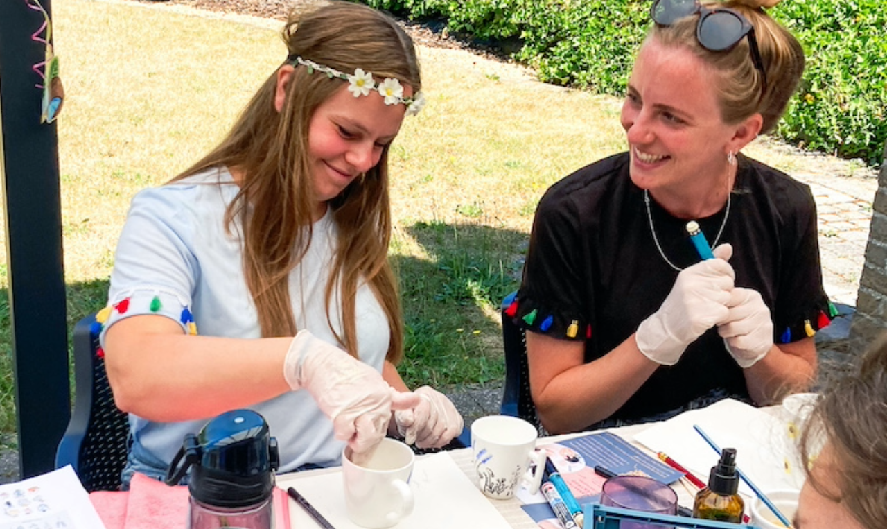 Creatief met servies (vrijgezellen workshop) - Foto