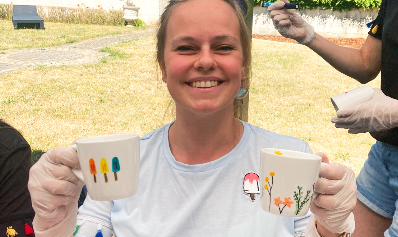 Creatief met servies (vrijgezellen workshop) - Foto