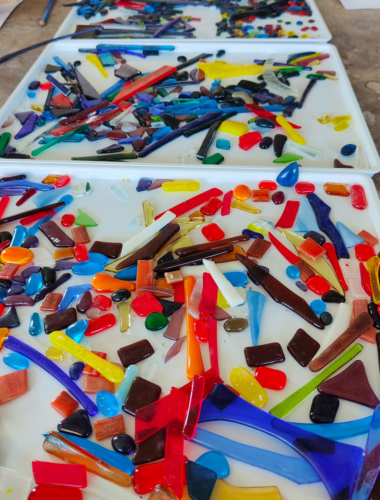 Zomer-glas-hobbyclub deel 3: glasmozaïek - Foto