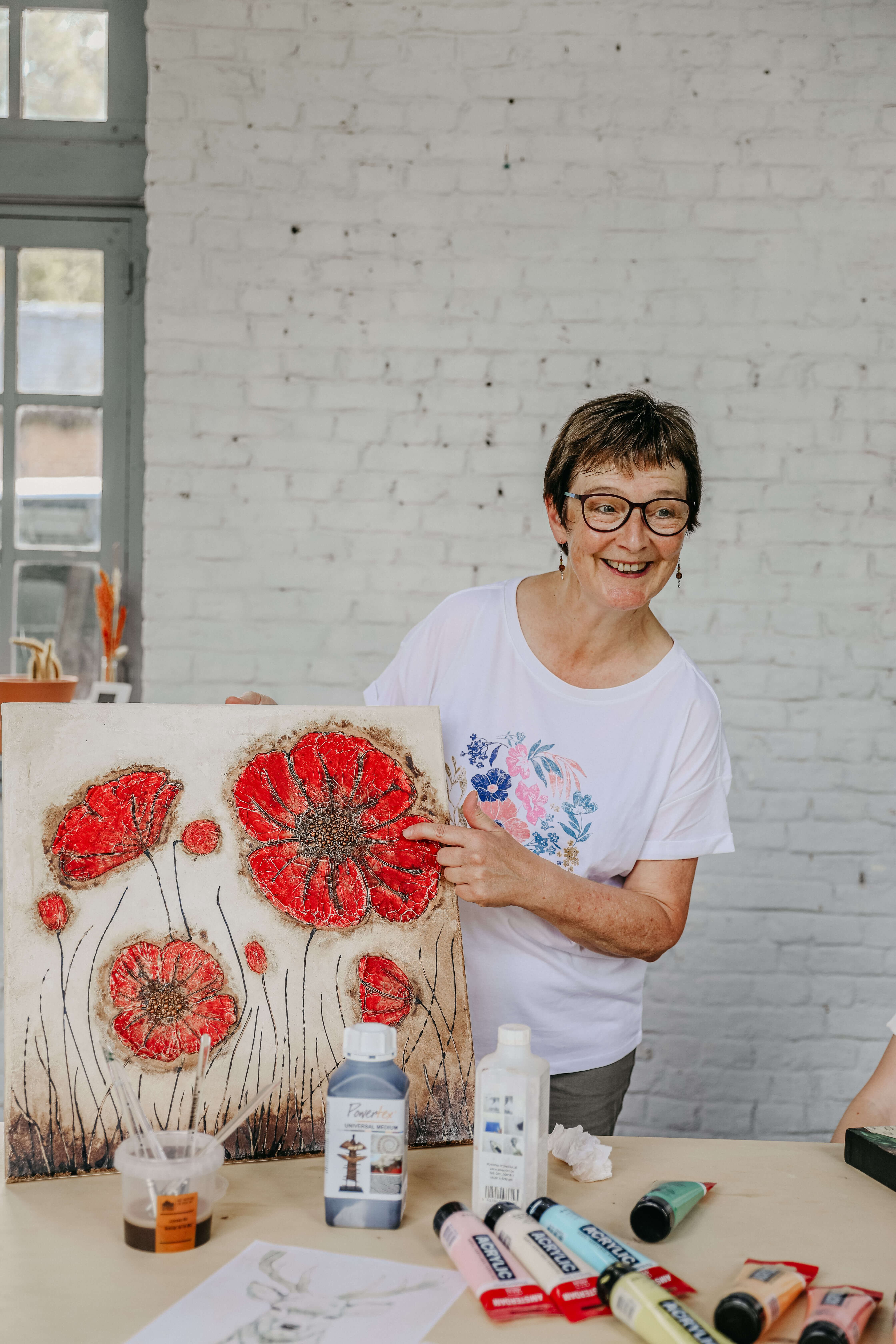 Workshop Powertex  'mixed media/fototransfer' - Foto