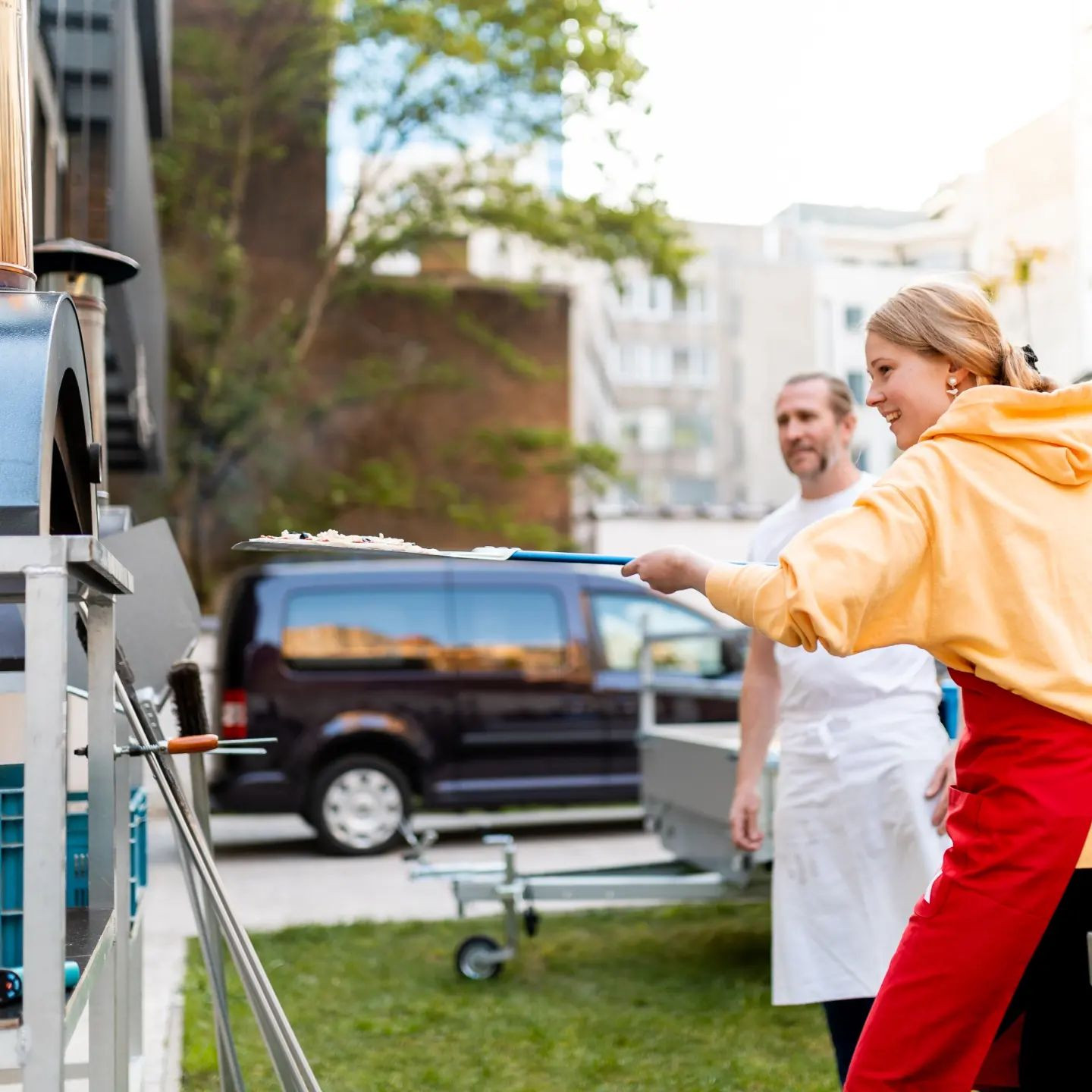 Pizza workshop als groepsactiviteit - Foto