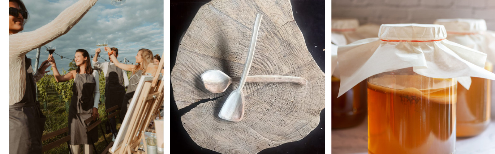 Paint & Sip, lepelsnijden workshop en kombucha leren maken