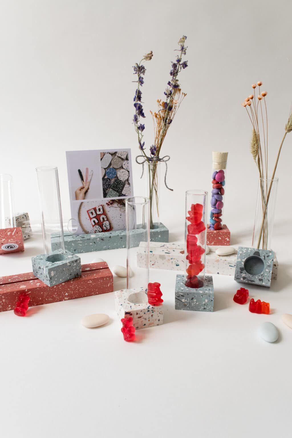 Terrazzo Geboortegeschenken DIY Kit - Foto