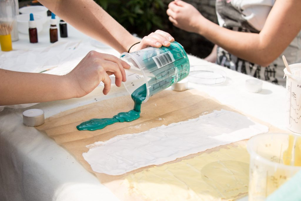 Terrazzo Geboortegeschenken DIY Kit - Foto