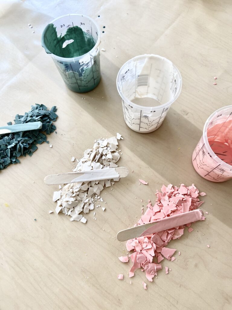 Terrazzo Geboortegeschenken DIY Kit - Foto