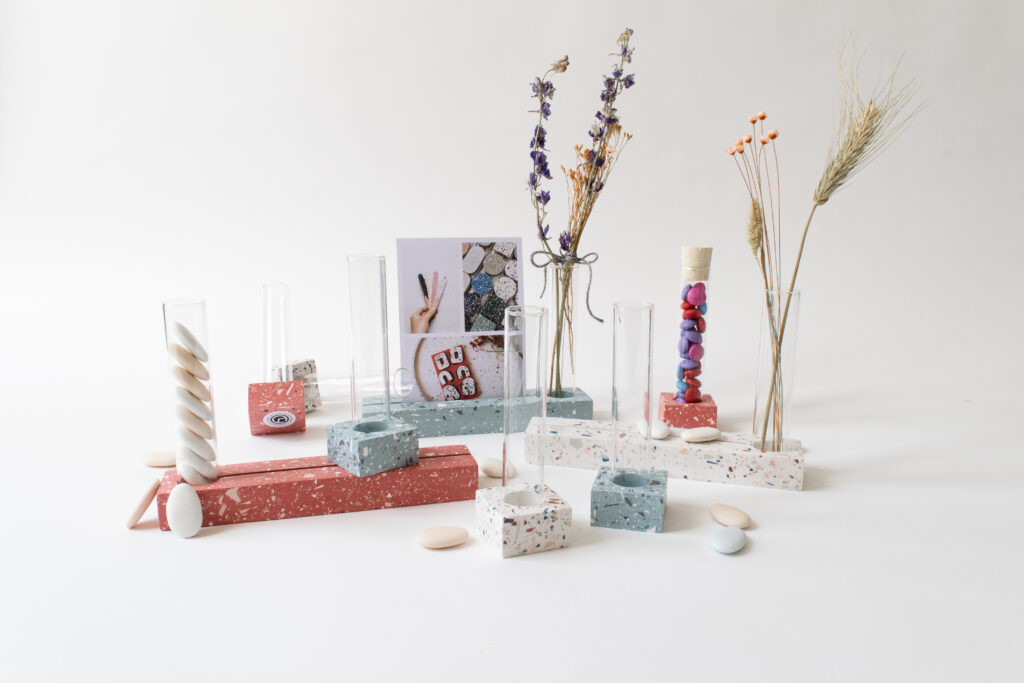 Terrazzo Geboortegeschenken DIY Kit - Foto