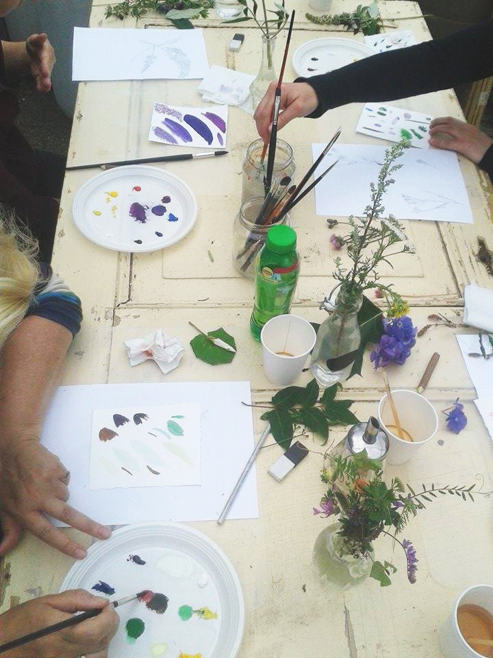 Workshop wildpluk & botanisch tekenen - Foto