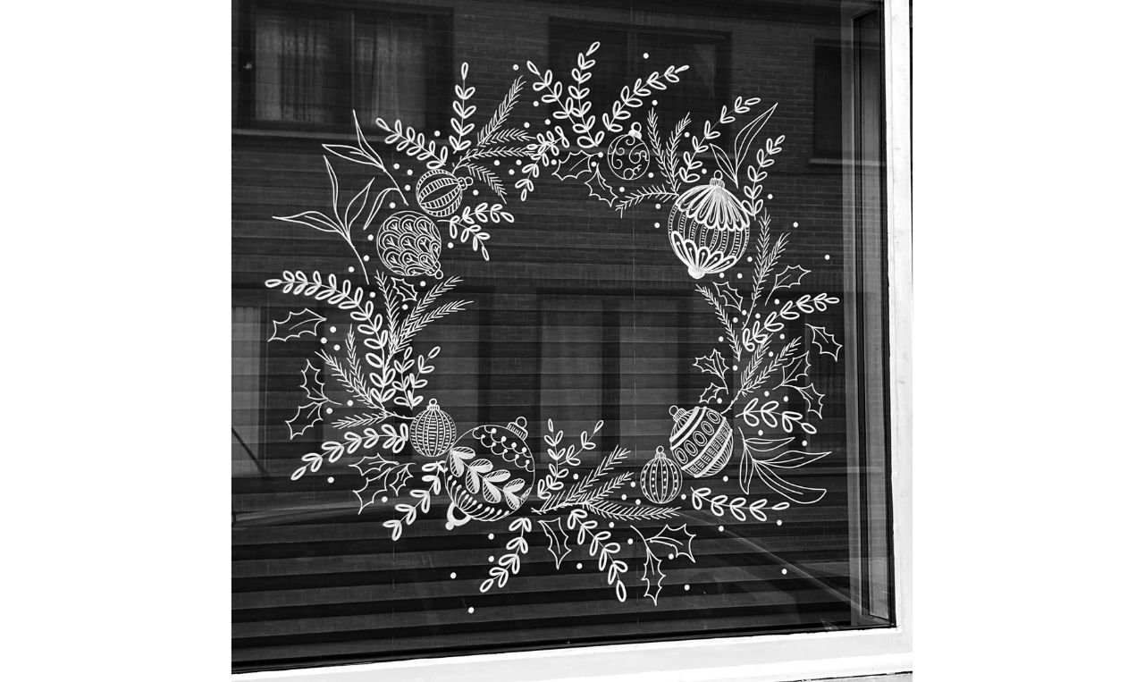 Raamtekenen als inloop workshop op een event