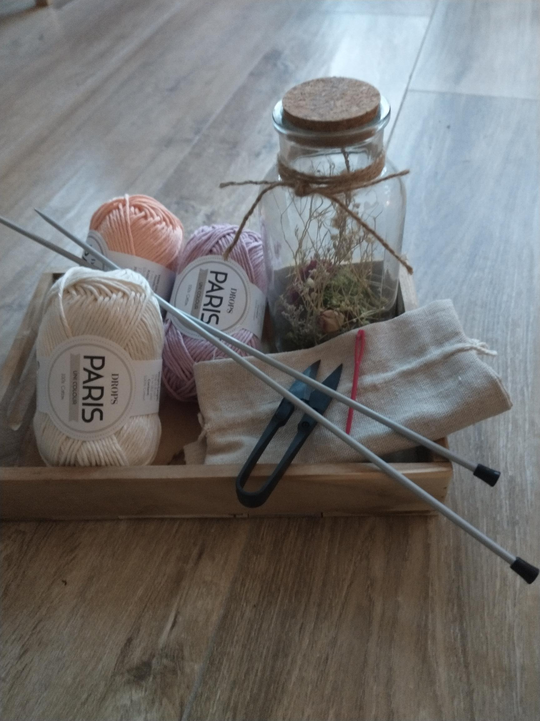 "Breien met een Knipoog: Maak Je Eigen Eco-vriendelijke Make-up Doekjes!" - DIY kit - Foto