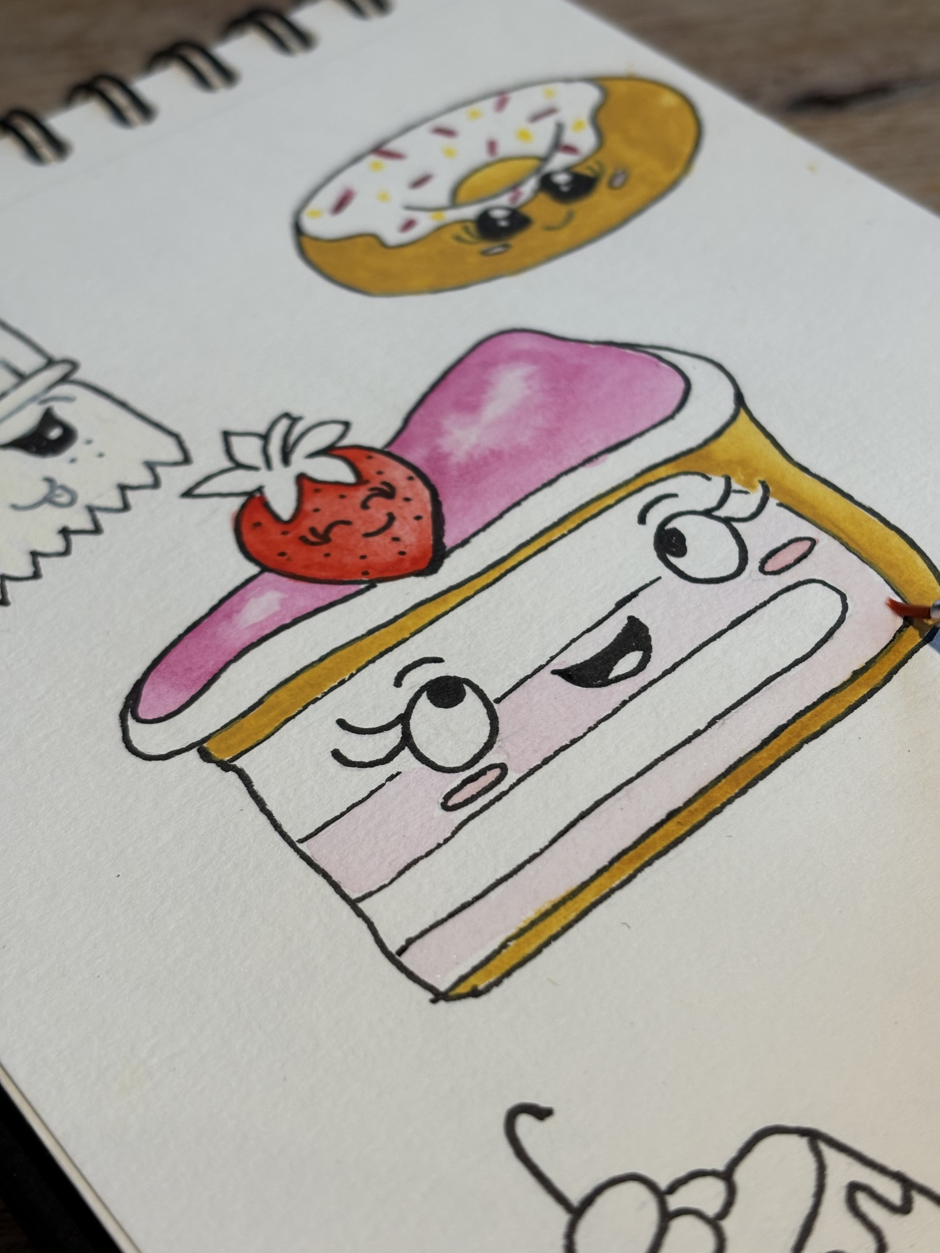 Workshop Kawaii tekenen: Cupcakes, ijsjes, snoepjes,... - Foto