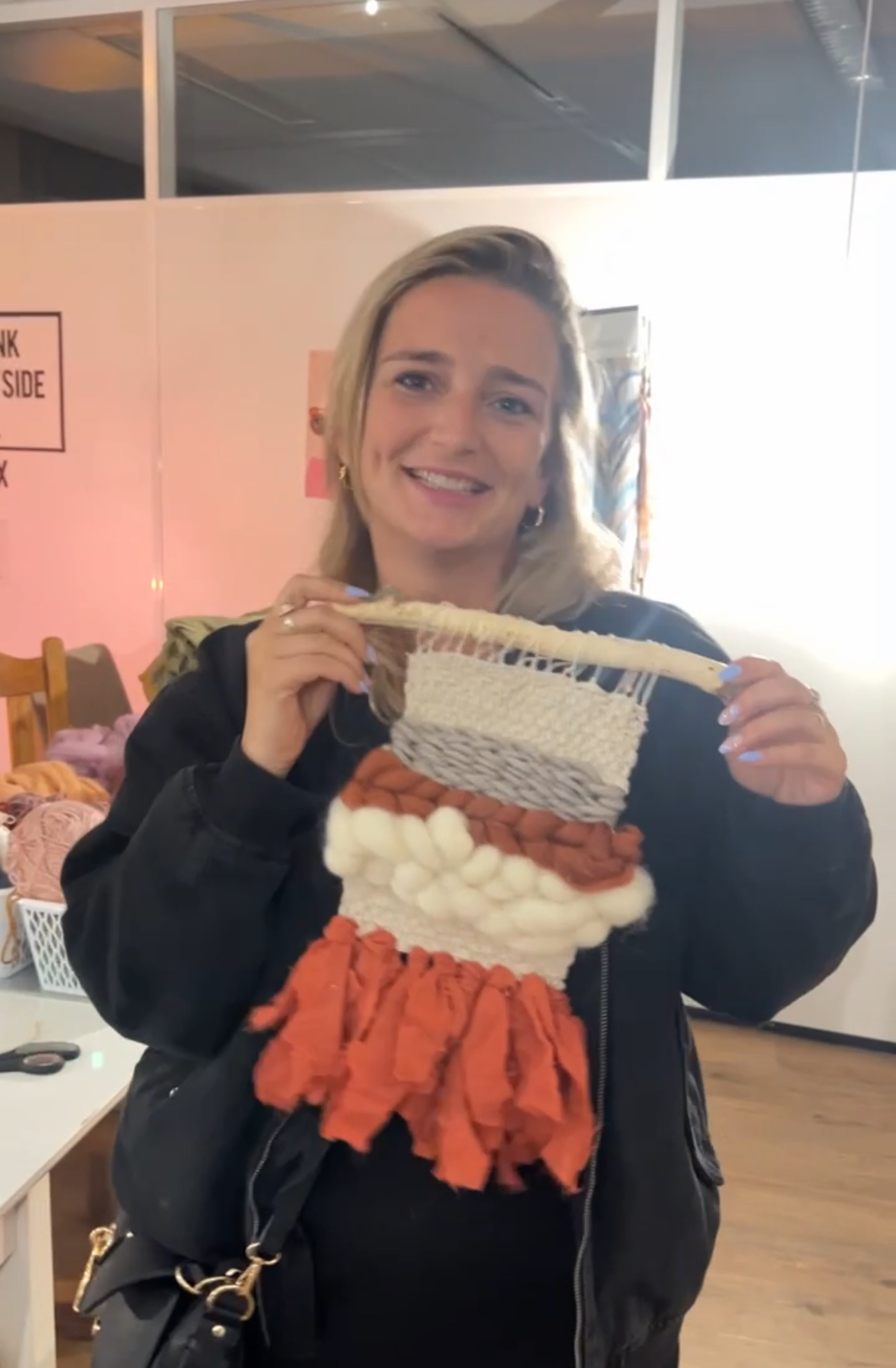 handweef muurkleed workshop