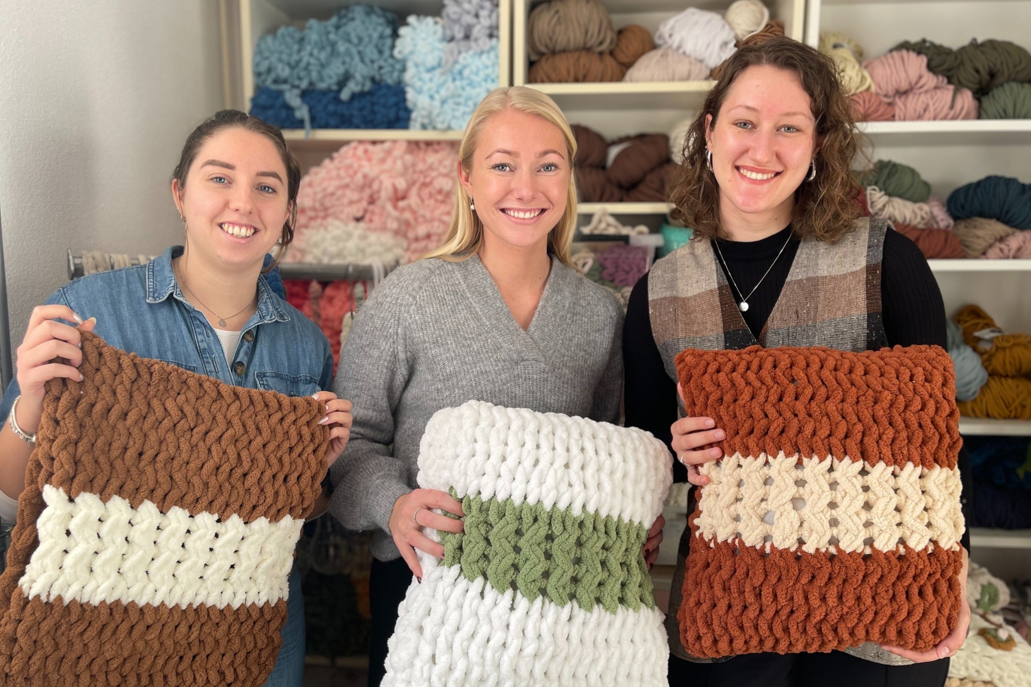 KUSSEN Breien zonder naalden - Foto