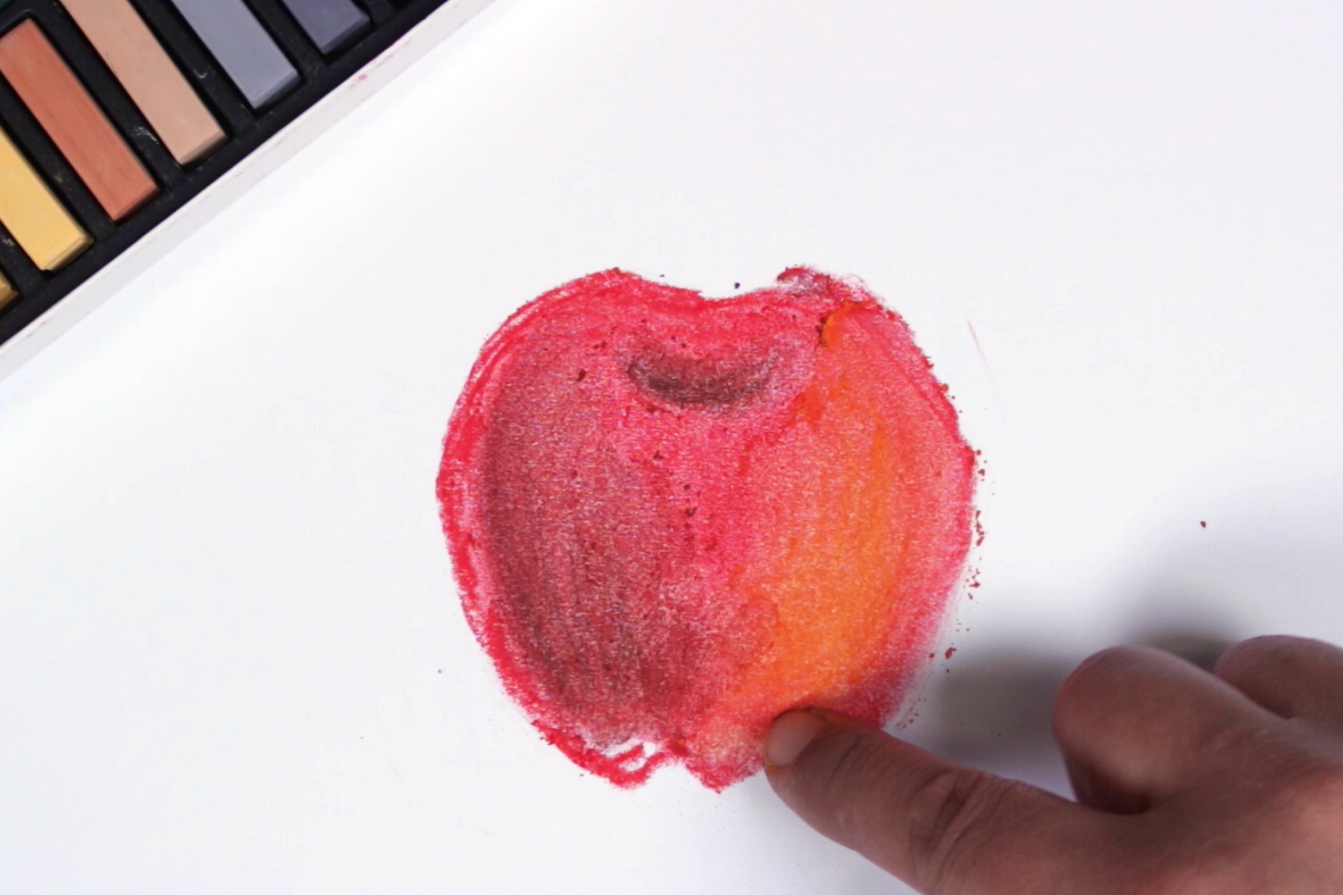 DIY- Workshop teken je eigen appel met pastelkrijt! - Foto