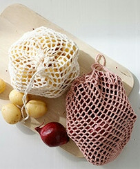 Creatief en duurzaam: "haak je eigen groenten/fruitnetje" - workshop in groep - Foto