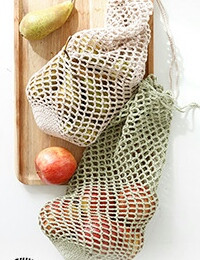 Creatief en duurzaam: "haak je eigen groenten/fruitnetje" - workshop in groep - Foto