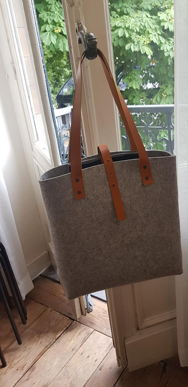 Workshop: Handgemaakte totebag van wolvilt en leder - Foto
