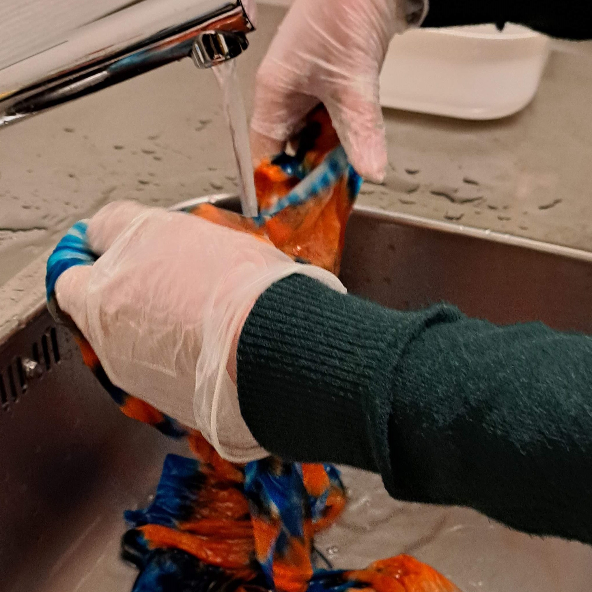 Workshop: Workshop: Zijden sjaal verven