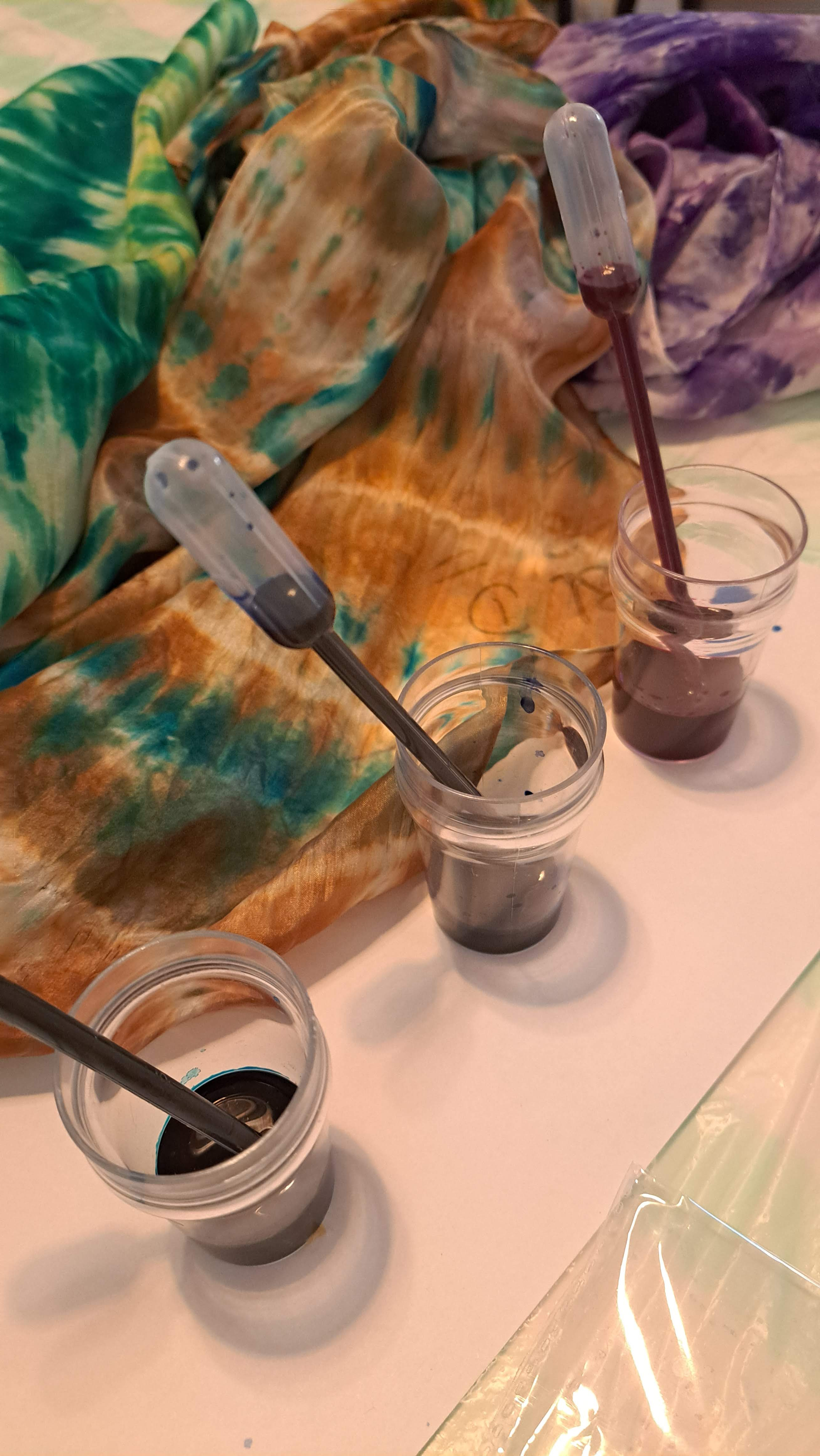 Workshop: Workshop: Zijden sjaal verven - Foto