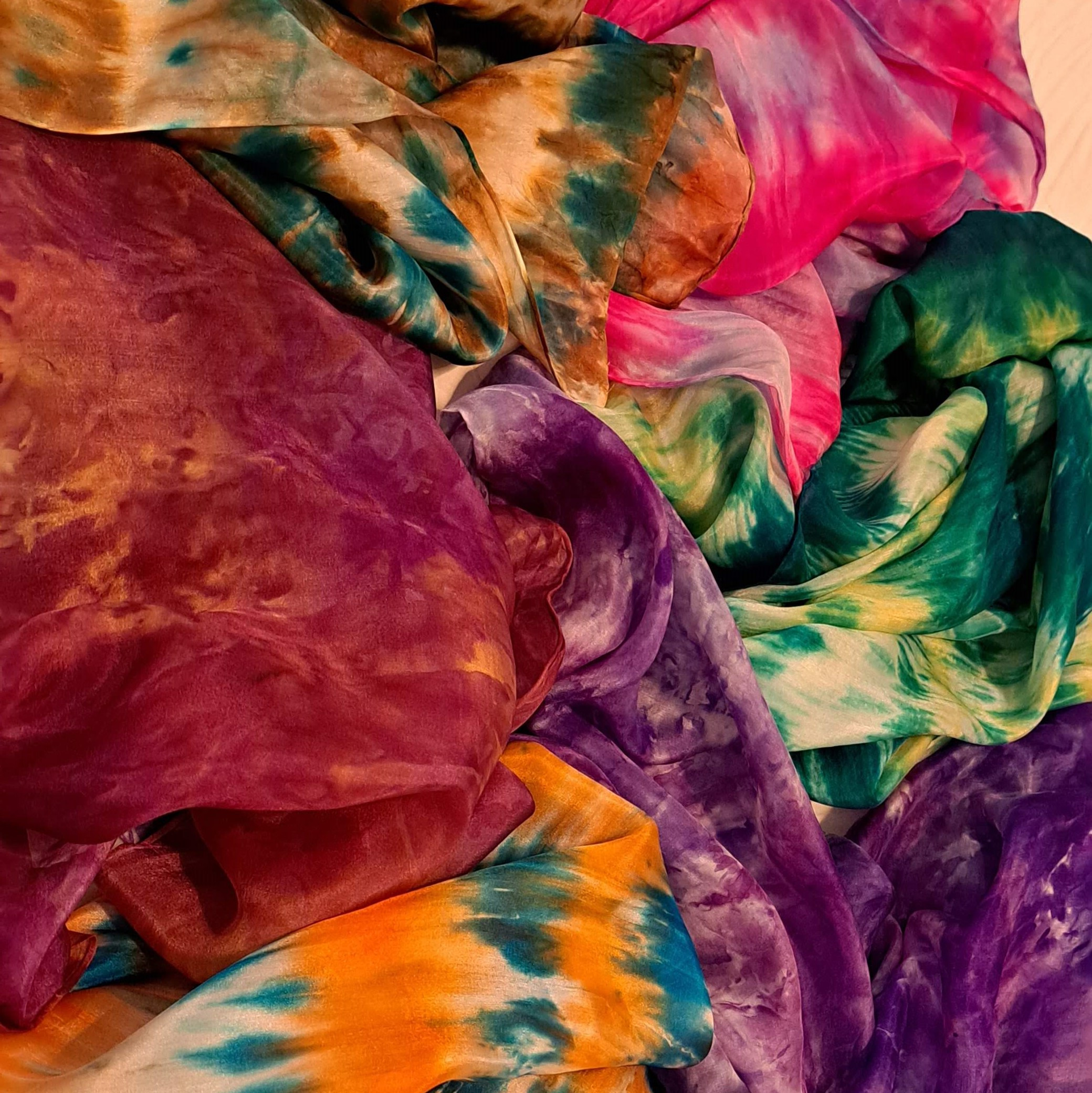 Workshop: Workshop: Zijden sjaal verven - Foto